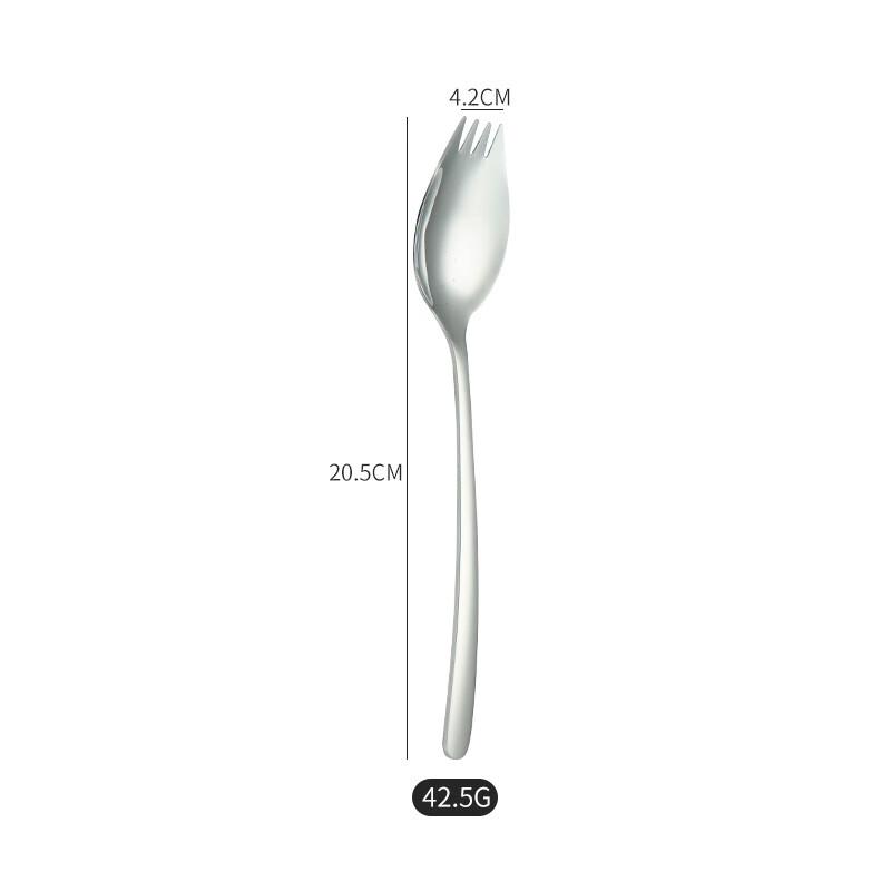 ZISIZ Dual-Use Salad & Dessert Fork Spoon Set