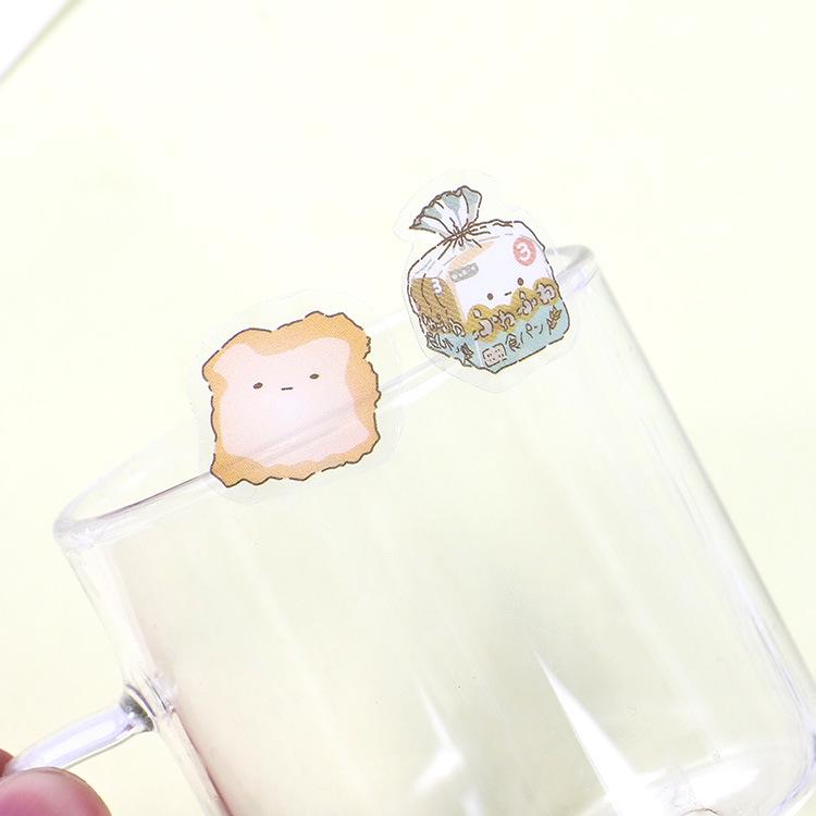 Korean Cartoon Animal Transparent PVC Stickers for Diaries and Baby Growth Journals
