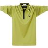 New Men's Business Moisture Wicking Casual-Long Sleeve Lapel T Shirt Lightweight Soft High Quality Fabric Anti-z Wrinkle Breathable Cotton Polo Shirt