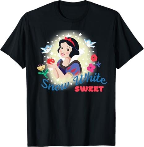 Snow White The Seven Dwarfs Sweet Black TShirt S