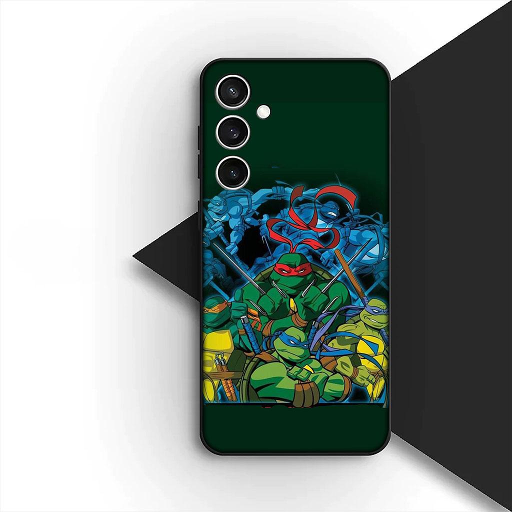 Phone Cover for Samsung Galaxy S22 S21 S20 FE Ultra Plus A07 A17 A15 A16 A25 A57 A37 Case Anime N-Ninja-Comics T-Turtles-Lovely