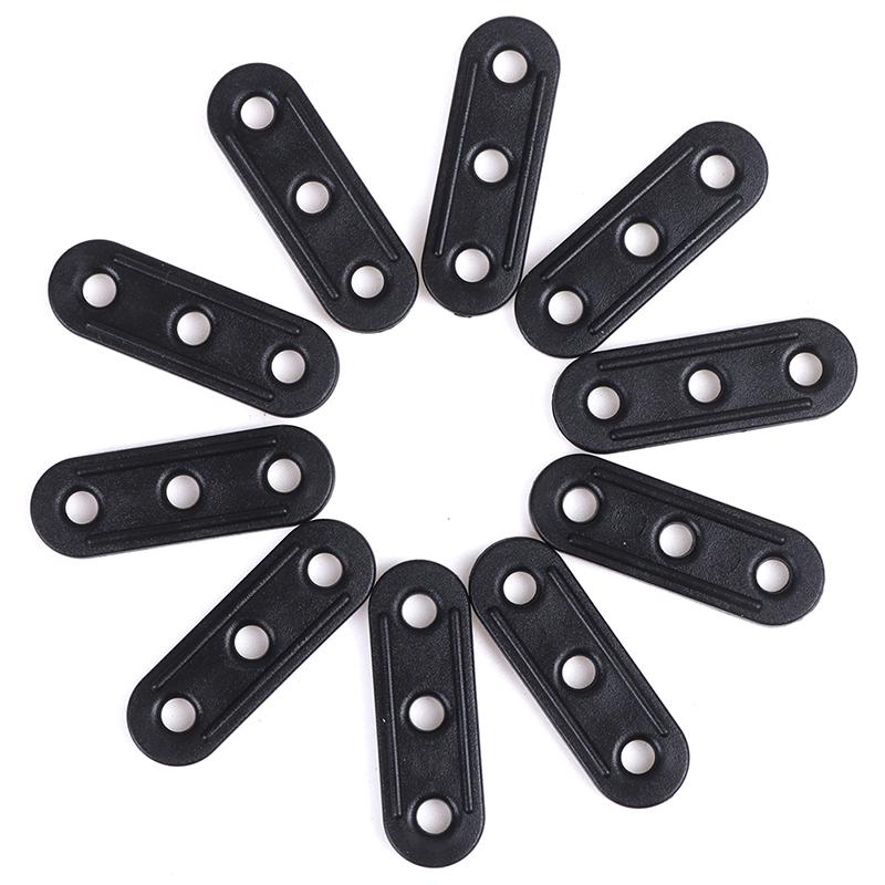 10 Camping Tarpaulin Stan Kabeláž Ohnutý běhoun Stan Clip Lock Lanový Napínač