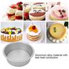 Anodized Aluminum Alloy Removable Bottom Cake Mold Round Shape Cake Mold DIY Baking Accessories