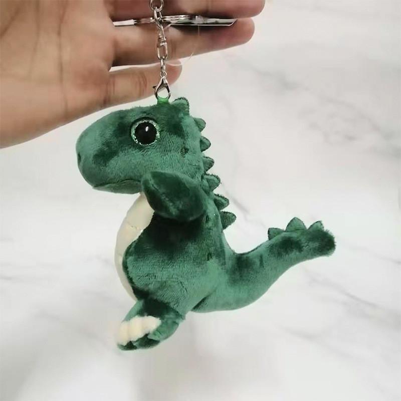 Green Dinosaur Sweet Plush Keychain Adorable Soft Stuffed Toy For Ages All