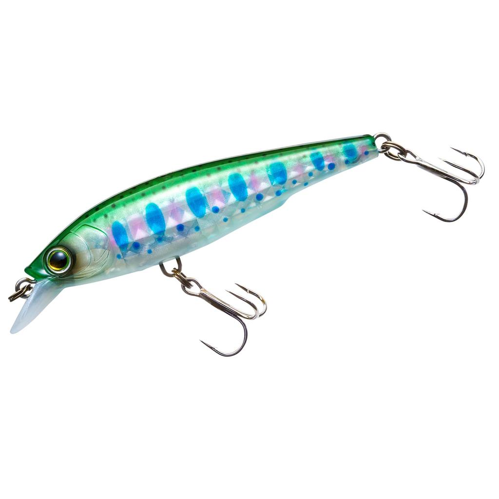 Jerkbait Floating 80mm Bass Pearl Rainbow Trout YO-ZURI 3DR-X Lure, Color