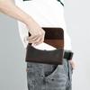 Sac banane authentique en cuir pour homme, Ceinture en cuir de vachette première couche, Petit sac portable d'extérieur, Sac pour téléphone iPhoneproMax