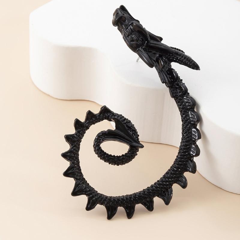 Vintage Kristal Elf Kulağı Manşetleri Küpe Takı Oyuk Metal Yaprak Deliksiz Sallantılar Klipsli Küpeler Kadınlar İçin