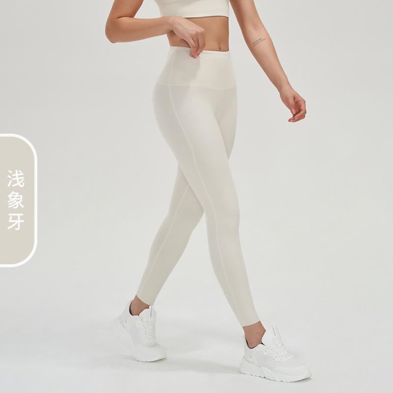 

Лайкра Лайкра Брюки для йоги Женские Голые С высокой талией Подтягивающие живот и бедра Пилатес Фитнес Брюки Леггинсы Спортивные штаны XL