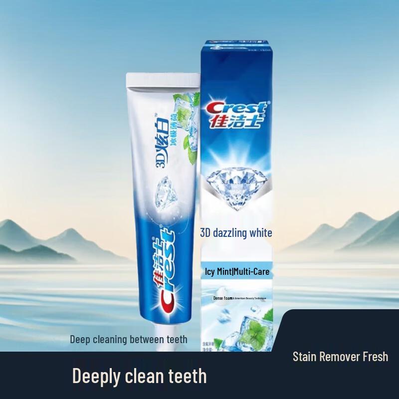 Crest Cool White Experience Whitening Fluoride Toothpaste