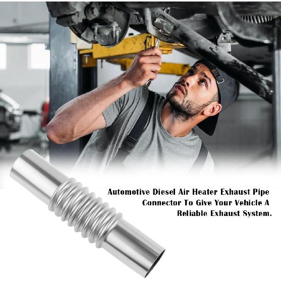 Universal Car Accessories Exhaust Connector Kit - Elbow/Straight Pipe Exhaust Flex Pipe For Diesel Air Heater