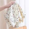 Breathable Gauze Baby Swaddle Blanket Double-Layered Baby Quilt Gauze Wrap Blanket  For Newborn