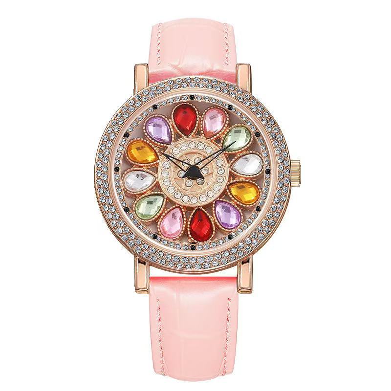 JYL Women s Watch Fashion Large Square Leather Strap pink ribbon королевский синий