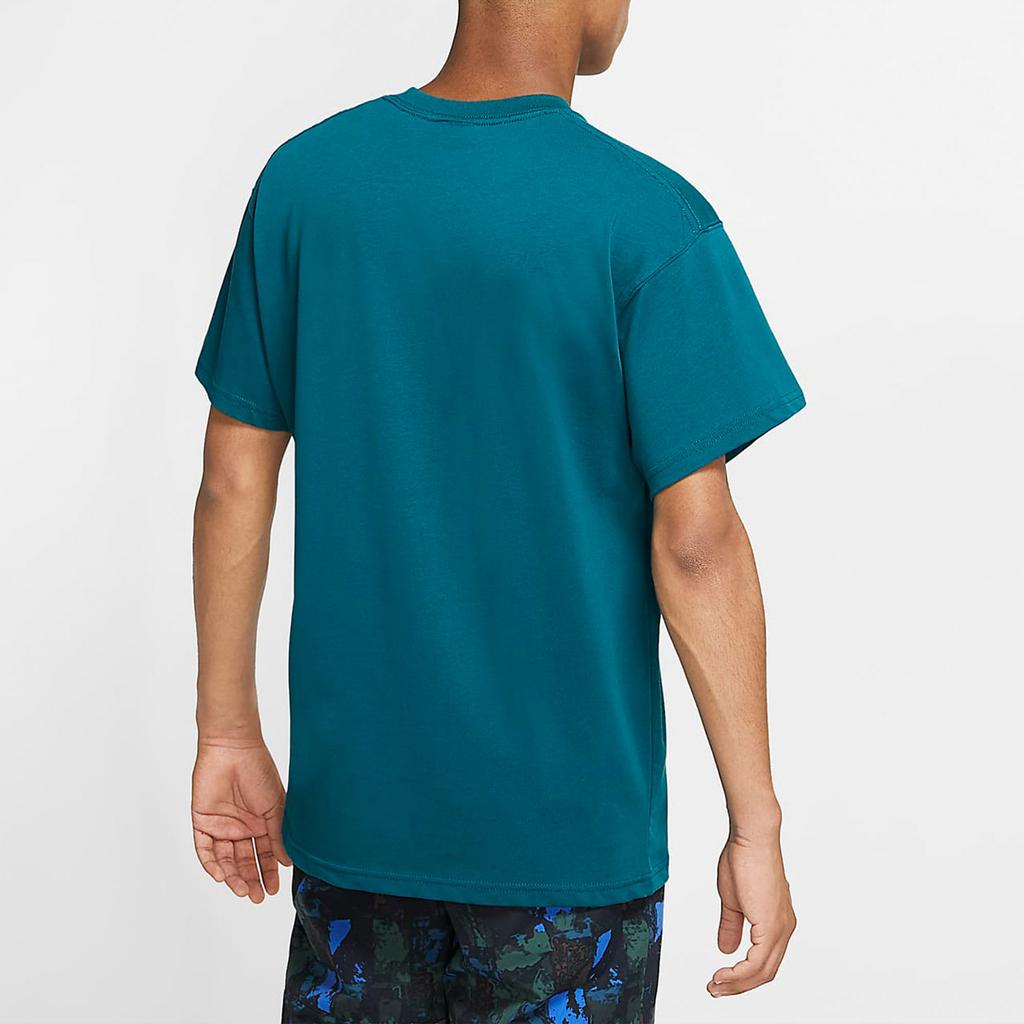 Nike ACG T Shirts Men's Crystal Blue Crew Neck Moderate Straight Fit CV1533-381