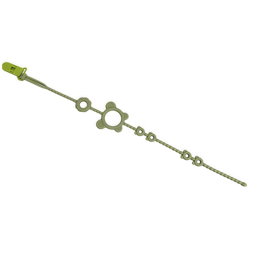 Λουράκι πιπίλας σιλικόνης για μωρά, κλιπ για πιπίλες, αλυσίδα πιπίλας, παιχνίδι οδοντοφυΐας, κλιπ αλυσίδας πιπίλας για νεογέννητα