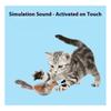 Simulation calling bird cat toy cat self-hi toy sounding bird teasing cat stick catnip toy pet supplies