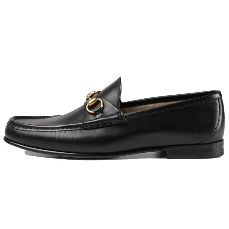 Gucci 1953 Horsebit Loafer Black Leather 307929 BLM00 1000