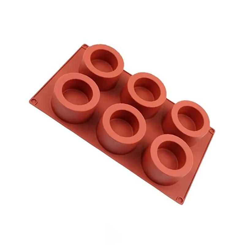 12 Cavity Rectangle and 6 Cavity Round Silicone Baking Molds for Muffins Cakes and Desserts Non Stick Heat Resistant Bakeware