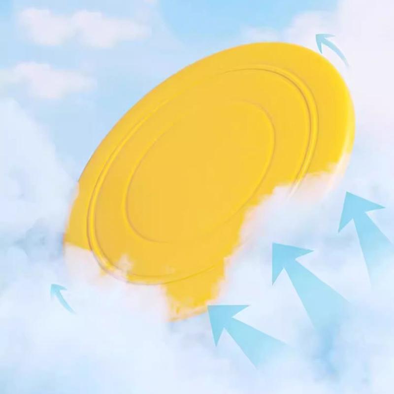 Soft Silicone Pet Frisbee, Bite-resistant Dog Training Flying Disc for Outdoor Interactive Fetch Play