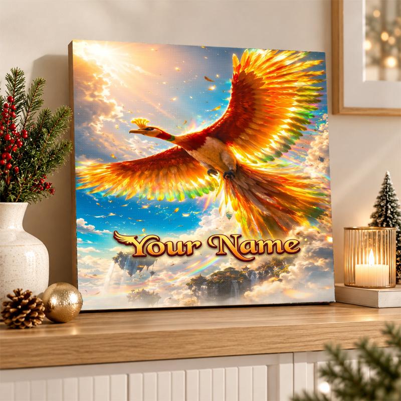 Ho-Oh Custom Name Diamond Painting Personalized 5D Full Drill DIY Diamond Art Home Decor