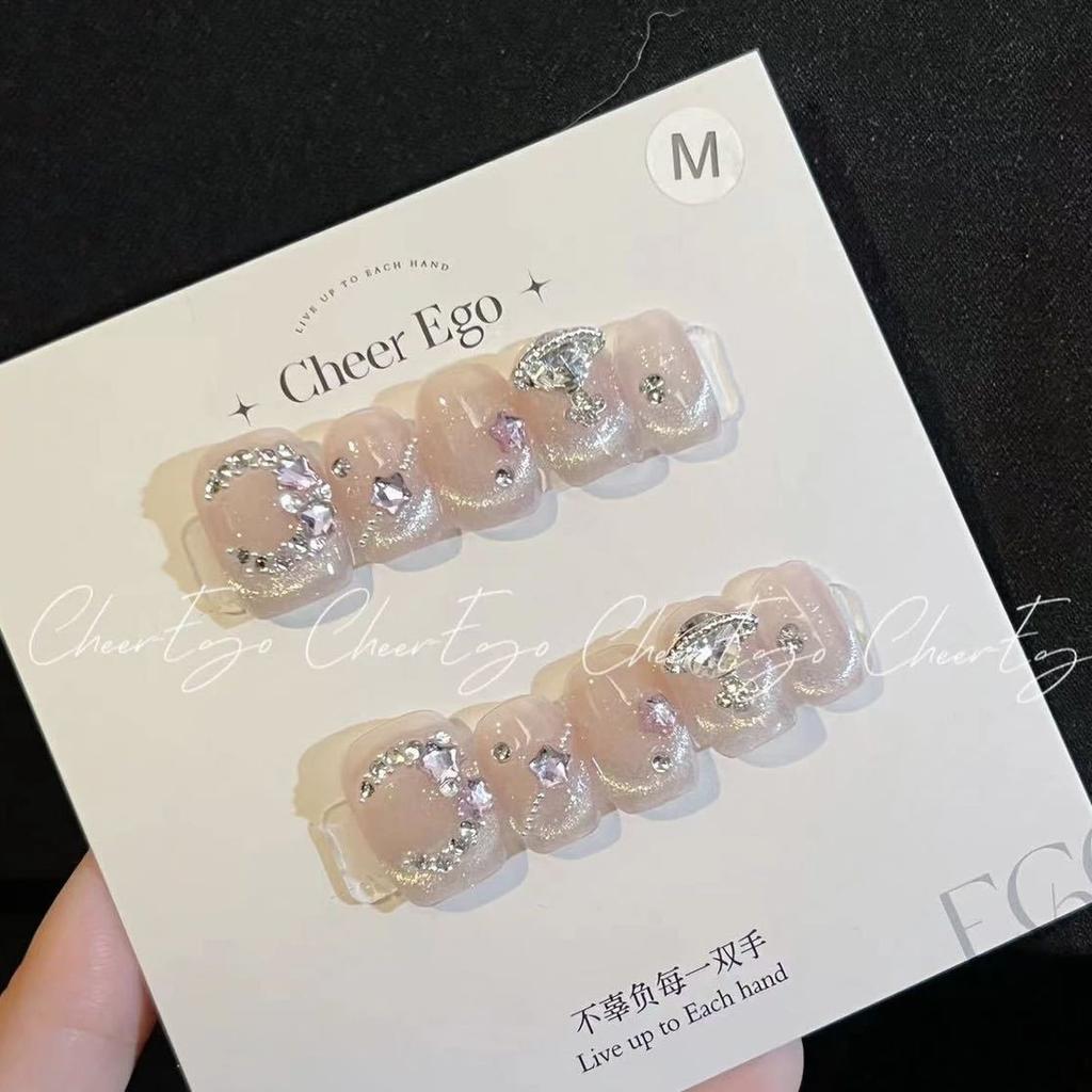 Pure Hand-made Phototherapy Wearable Nail Tablets At A Glance, A Thousand Years of Wearable Nails Finished Products, Reusable Nail Patches