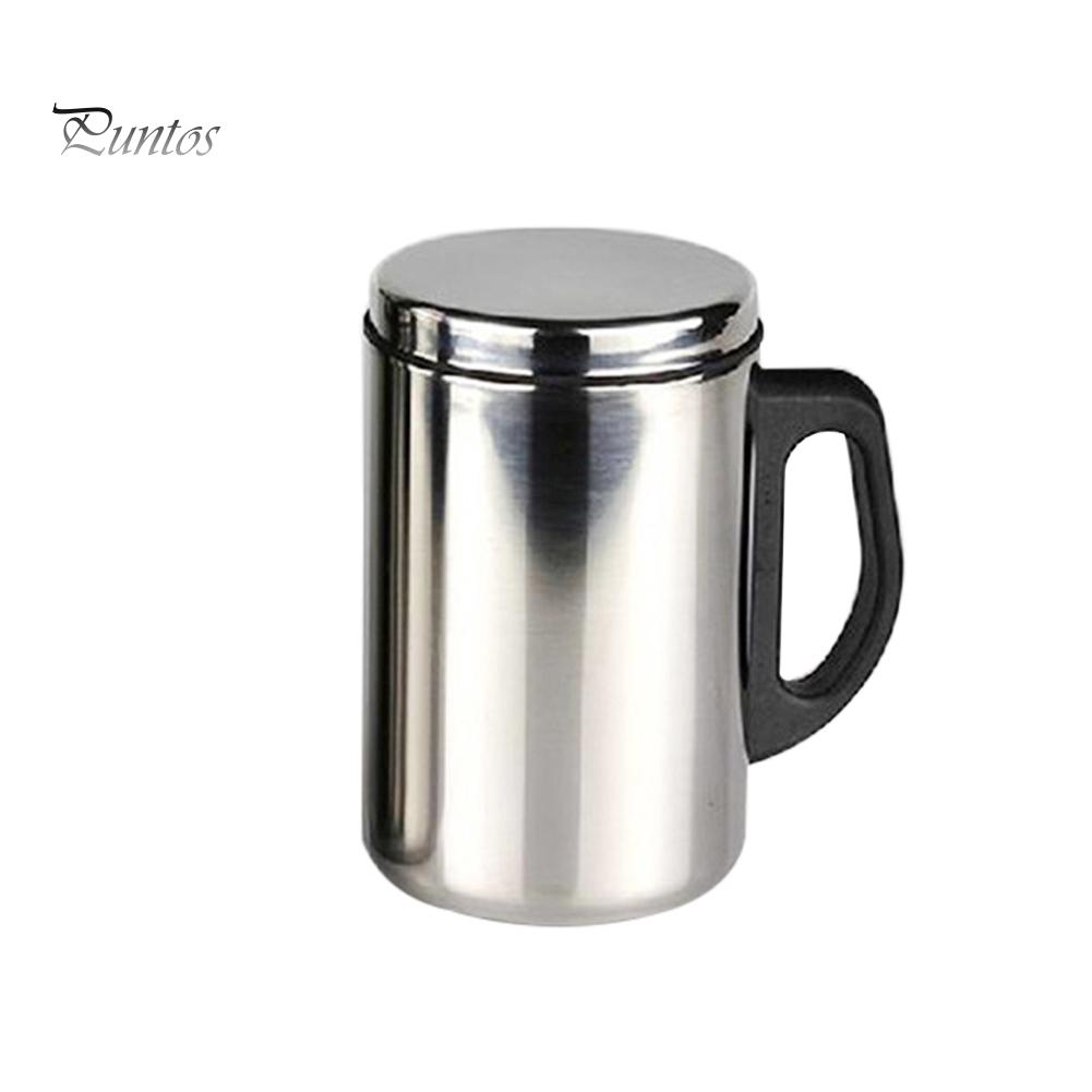 Points 350/500ml Gobelet de voyage à double paroi isotherme Tasse à café Tasse à bière Tasse à thé
