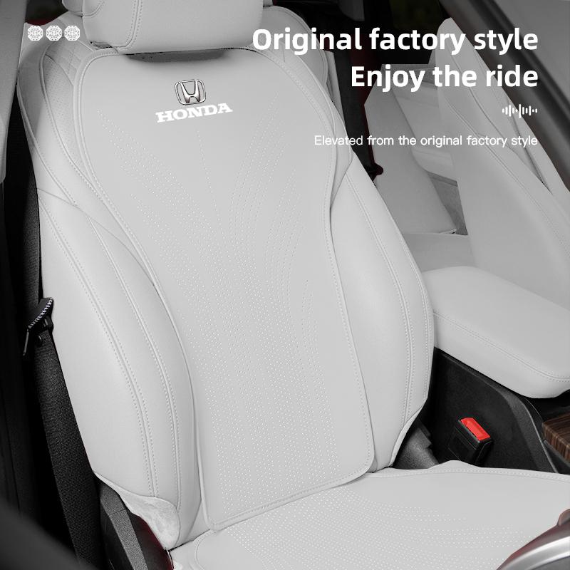 Car Logo Seat Covers Auto Seat Breathable Protection Cushion For Honda Civic Accord Crosstour Spirior Odyssey Avancier UR-V CR-Z CB0