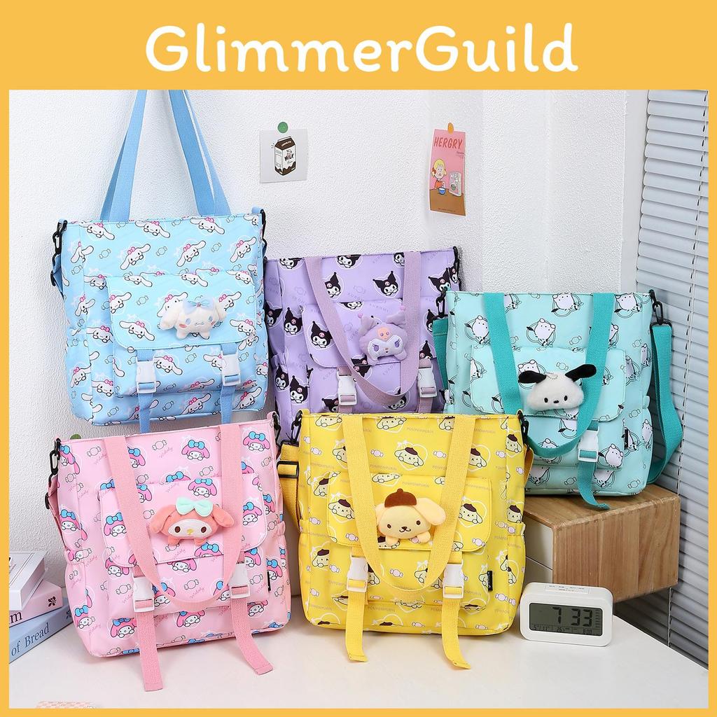 And Playful Vibrant Handheld School Bag Large Storage Capacity Nylon Tote Kids For