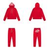 SynaWord Y2K Streetwear Oversized Hoodie Jogger Set Men Women Cotton Long Sleeve Casual Outfit