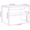 TV Stand Artisan Oak 60 x 35 x 40 cm Particleboard