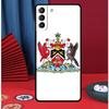 Trinidad und Tobago Flagge Handyhülle Für Samsung Galaxy S24 Ultra S9 S10 S20 S21 S22 Plus S23 FE S25 Ultra Rückseite