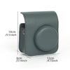 PU Leather Camera Case Solid Color Wear Resistant Shockproof Soft Camera Protective Cover Accessories for Mini 41 Camera