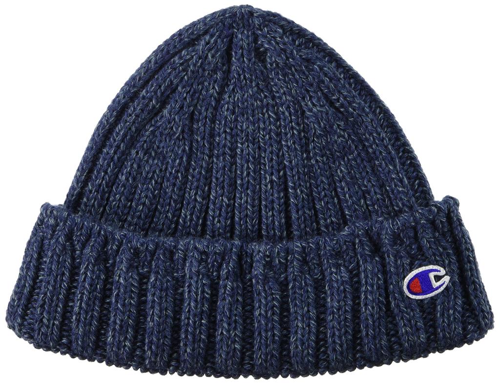 Champion Knit Cap WHOLEGARMENT Made In Japan 492-1011 Navy Free Size 57-59 Cm Unisex Beanie Winter Hat