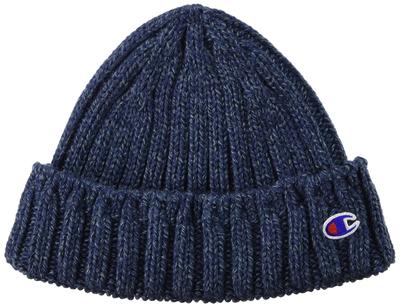 Champion Knit Cap WHOLEGARMENT Made In Japan 492-1011 Navy Free Size 57-59 Cm Unisex Beanie Winter Hat