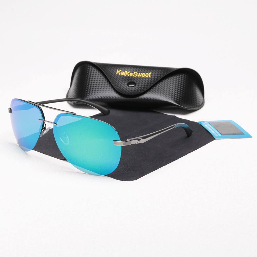 

New Polarized Rimless Fashion Luxury Sunglasses Men Women Designer Uv400 Outdoor Shades Driving Travel Sun Glasses Eyewear