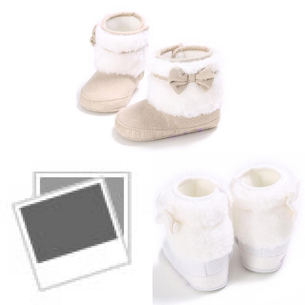 Versatile Baby Girl Boy Snow Boots Winter Booties For Newborn Crib Shoes 0-18m