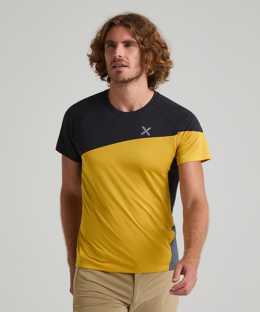 Monchyula Color Blocking T-Shirt Men'S Short Sleeve Outdoor Functional Mtgn24X348