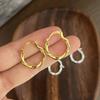 Xiaomi 925 Sterling Silver Earrings For Women Geometric Trendy Simple Twist Earring Jewelry Prevent Allergy Party Accessories