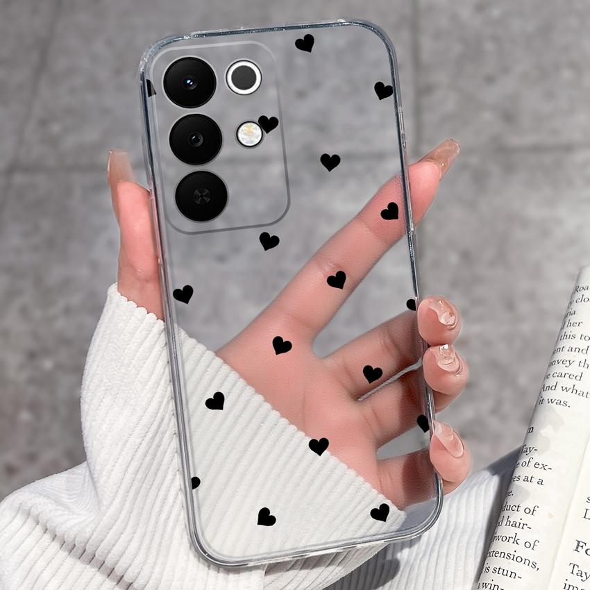 

Для Realme C85 C67 C63 C55 C53 C35 C20 C12 C15 GT 8 2 Pro Ультратонкий чехол Милый узор с короной и буквами Прозрачный силиконовый чехол для телефона Для Realme Чехол Realme C85 5G