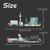 Famous Movies Skyline Architecture Building Block Kit Skyline Buildings Back To the Future Fairy Tale Magic Castle House Toys