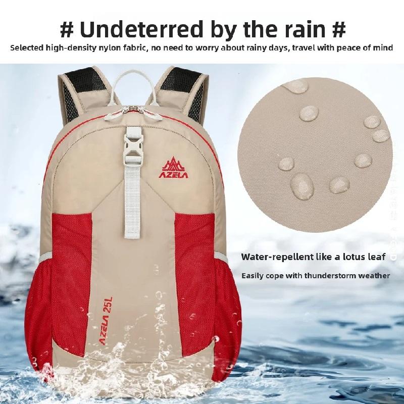 Faltbarer Outdoor Wasserabweisender Leichter Wanderrucksack mit Großem Fassungsvermögen für Sportaufbewahrung
