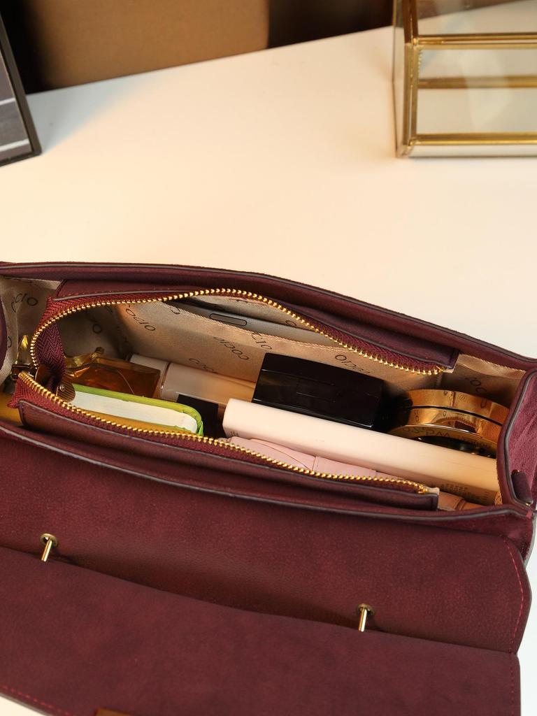 2025 Stylish Lychee Pattern Lock Bag - Versatile Autumn/Winter Crossbody & Shoulder Bag for Women