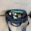 Ins Japanese Harajuku Girl Shoulder Messenger Bag Female Korean Retro Casual Versatile Handbag Denim Bag
