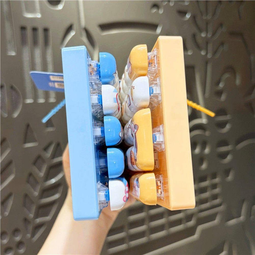 Cute 26 Grids Stress Relief Keyboard Keychain Animal Diary Desktop Decor Student Bag Ornament Toy Creative Gift Simulation