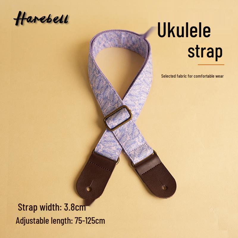 

Elegant Light Purple Umbrella Leaf Guitar Straps for Electric and Acoustic Guitars (PO-047) Light Purple Leaf