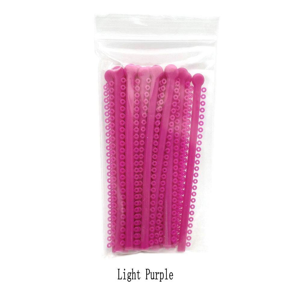 1000 de bucăți/20 bastoane de legătură elastică ortodontică dentară benzi pentru brackets bretele 1 pachet cravată de ligatură