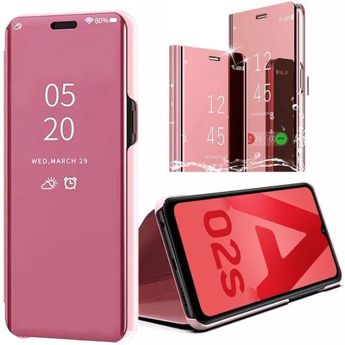 Coque de Protection - PROSHOP - Samsung Galaxy A02S - Rose - Rigide - Smart View