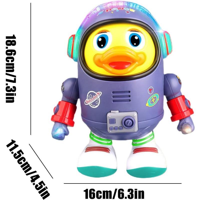 Dancing Space Duck Toy, Space Duck Dancing Musical Interactive Toy, Interactive DuckToy with Music Lights, Children Early Educational