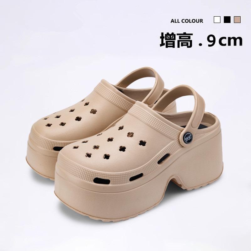 Summer Women's Clogs Fashion Non Slip Beach Wedges Slippers 2026 New Women EVA Sandals Outdoor Walking Footwear Zapatos De Mujer