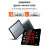 Digital Hygrometer Outdoor Indoor Sauna Thermometer WIth Alarm Digital Wall Clock Temperature Meter And Sensor
