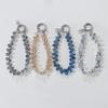 Detachable Crystal Bead Pendant Glitter Wrist Crystal Chain Stylish Bag Pendant  for Women Girls